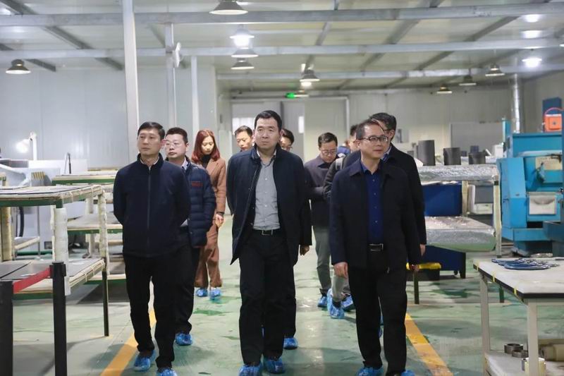 廣西北部灣國際港務集團有限公司黨委委員、副總經理馬正國一行蒞臨隆華考察交流